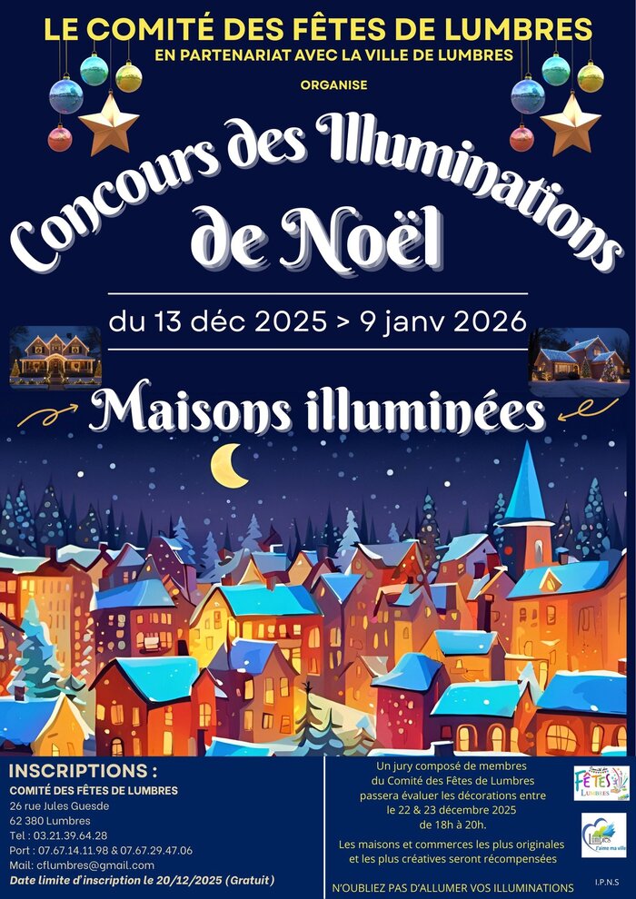 Organisé par le Comité des Fêtes de la Ville de Lumbres
